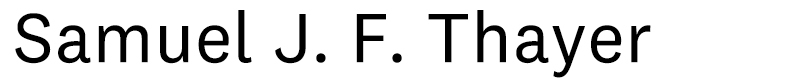 typography sample
