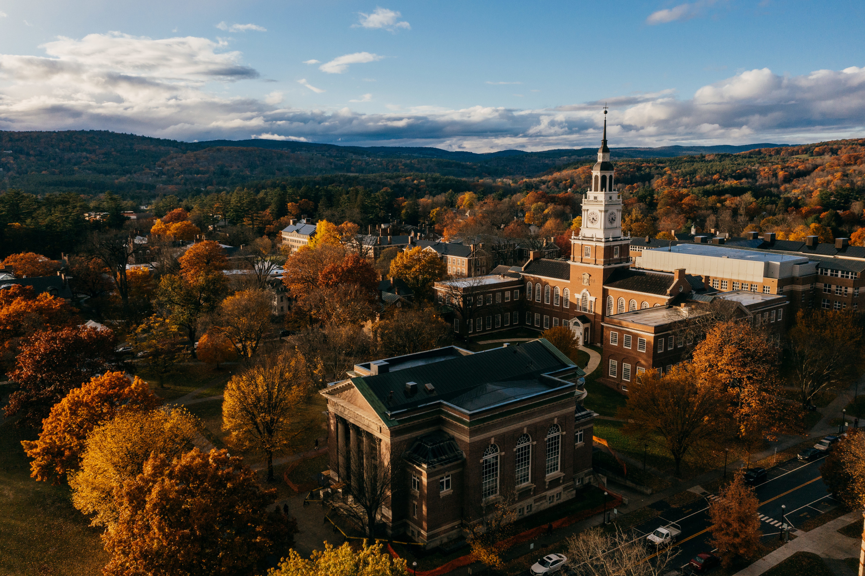 Campus in the fall