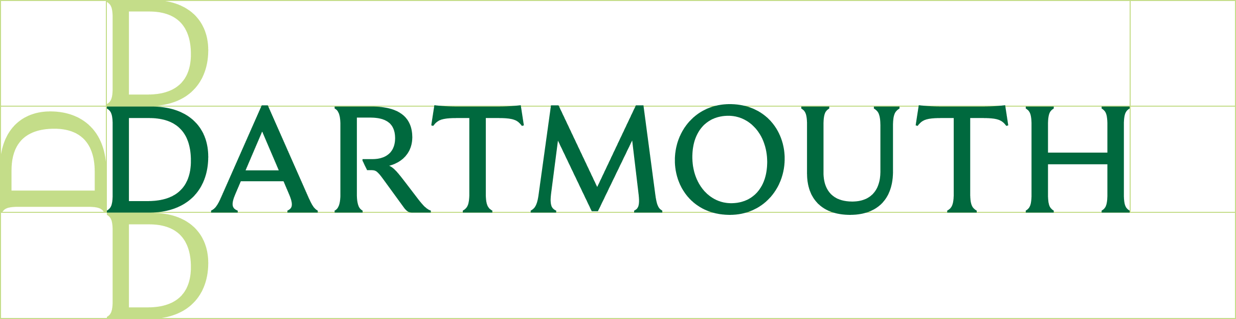 Dartmouth Wordmark clearspace