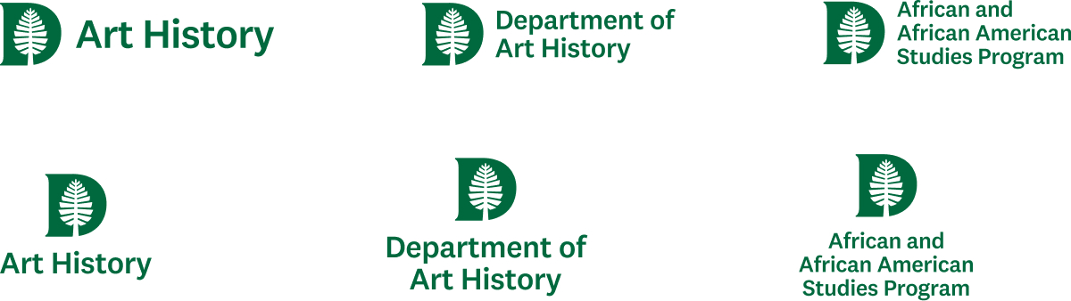 Alternate department logo lockups