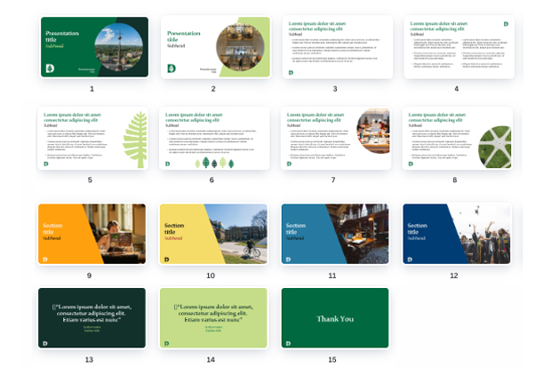 Dartmouth powerpoint presentation template